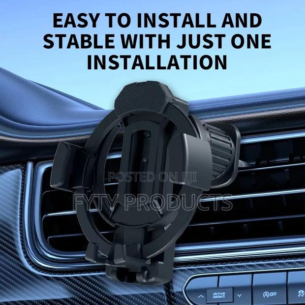 2 In 1 Vent Portable Folding Car Cup Phone Holder - thumbnail 5
