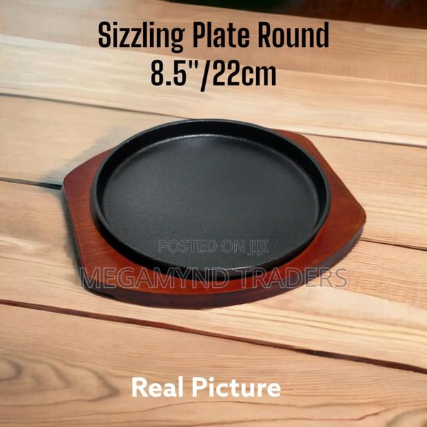 Hot Sizzling Plate+Bamboo Holder - thumbnail 5