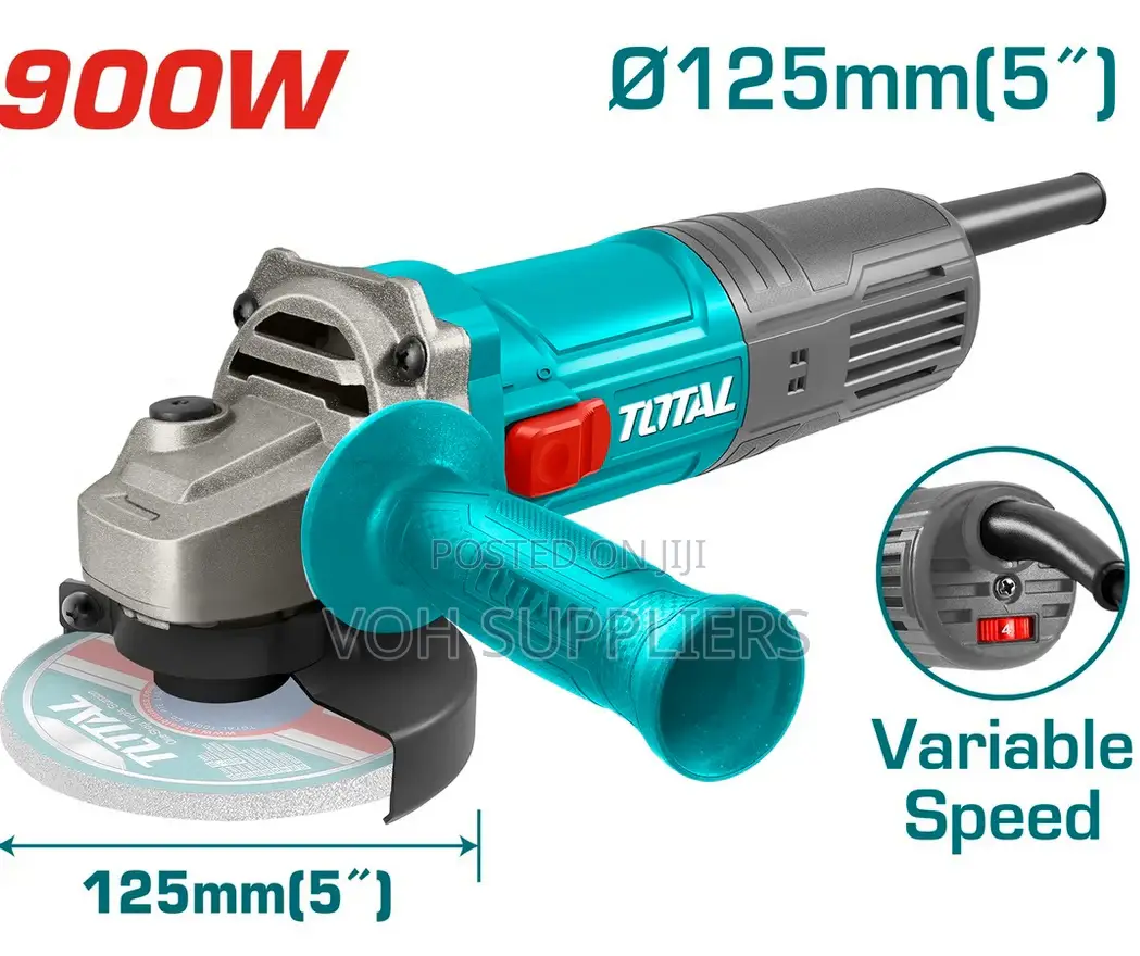 Total TG10912556 Angle Grinder 900W