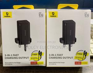 Baseus Gan5 Pro 3 Ports Fast Charger 65W