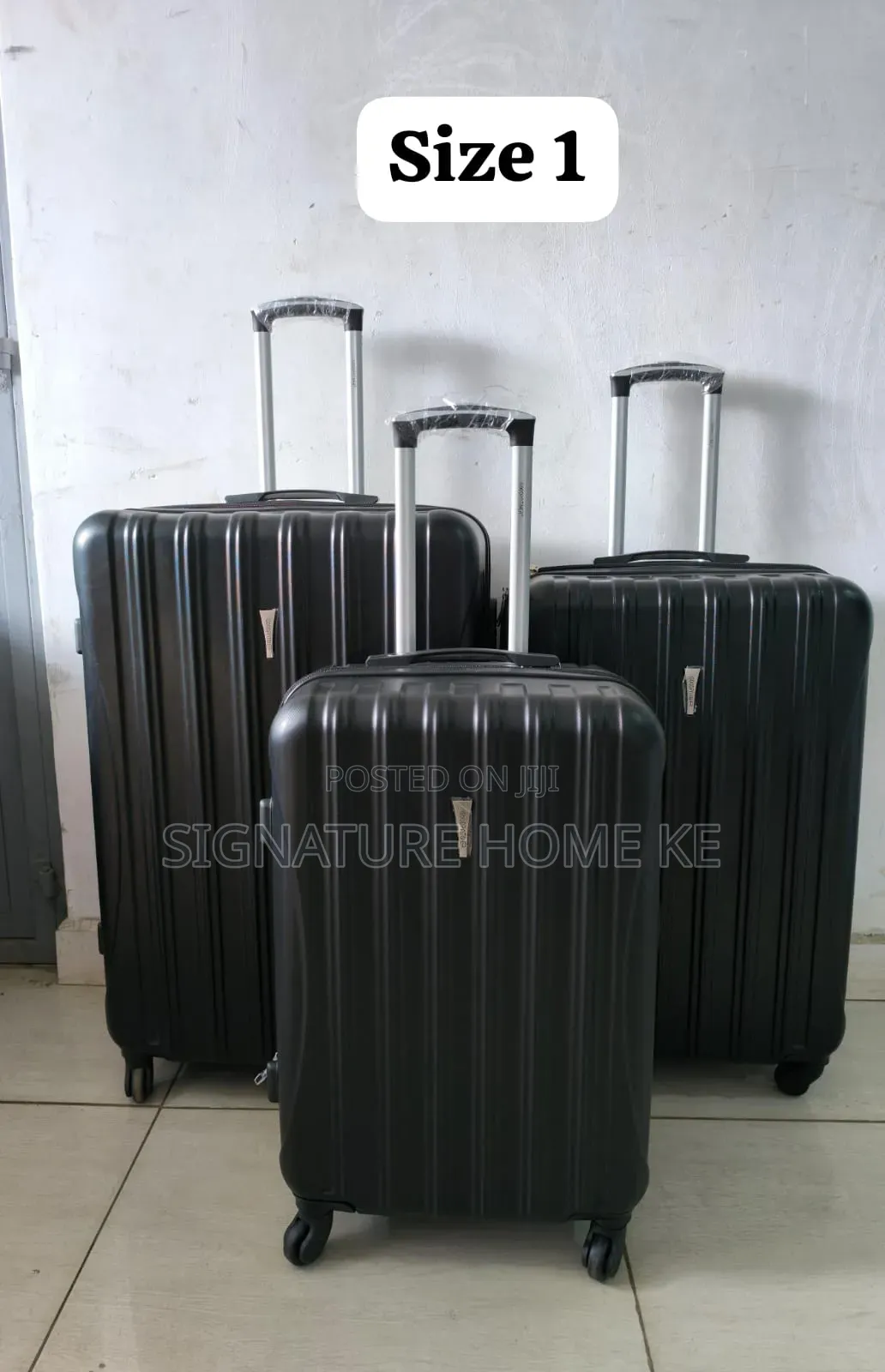 3 in 1 Luxurious Fibre Suitcase