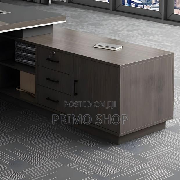Office Desk, 1800mm Executive L-Shaped Office Table - thumbnail 2