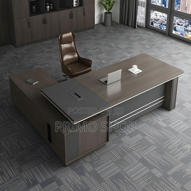 Office Desk, 1800mm Executive L-Shaped Office Table - thumbnail 7