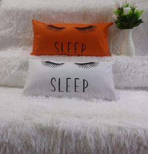 Sleep Orange and White Pillows - thumbnail 2