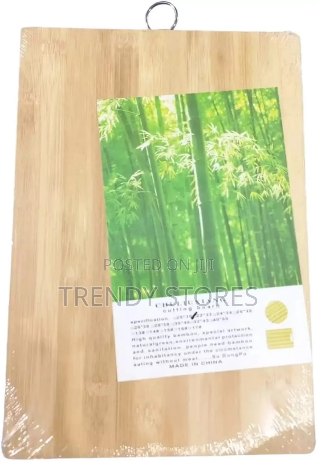 Natural Bamboo Cutting Board Size 28*38cm