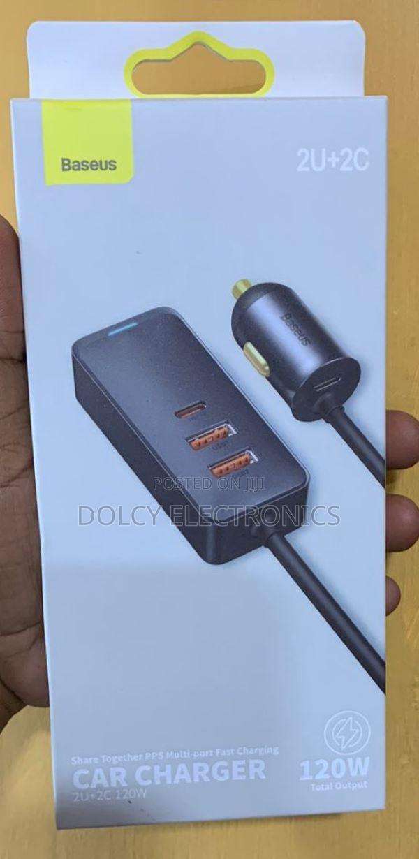Baseus Car Fast Charger 120w 2c +2u - main view