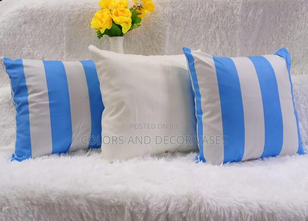 Blue and White Theme Pillows - main view