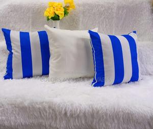 Dark Blue Stripped Pillow Covers - thumbnail 2
