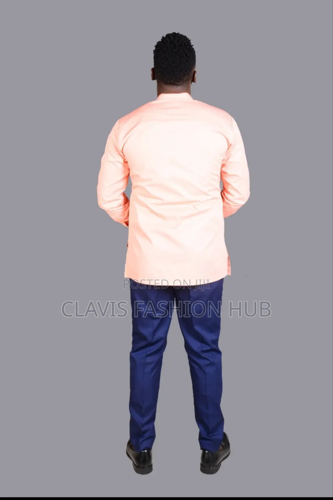 Peach Men Shirt And Trouser