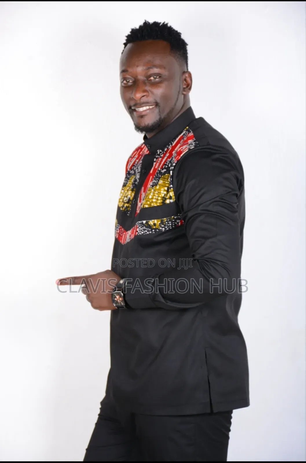 Black Men Suits And African Themed Shirt