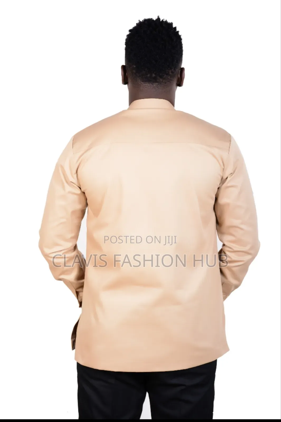 Biege African Shirts for Men