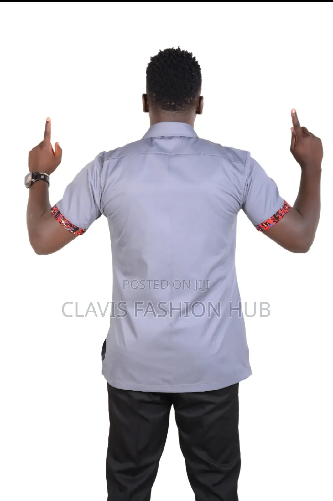 Grey Short Sleeve Shirts for Men