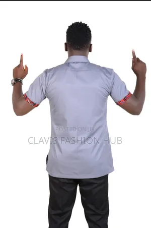 Grey Short Sleeve Shirts for Men