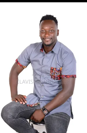 Grey Short Sleeve Shirts for Men