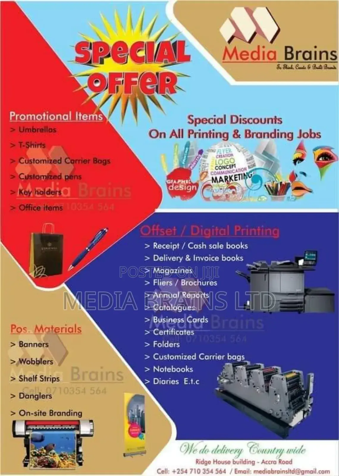 Business Cards, Flyers, Brochures Company Profile