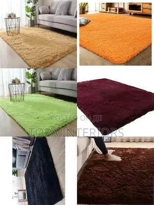 Plain Light Fluffy Carpets House Carpets