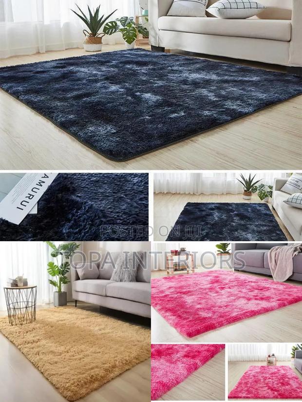 Elegant Light Fluffy Carpets Living Room and Bedroom Rugs