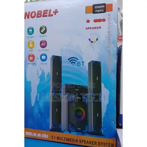 Nobel Nb-2080 Subwoofer Bt/Fm Radio Extra-Bass