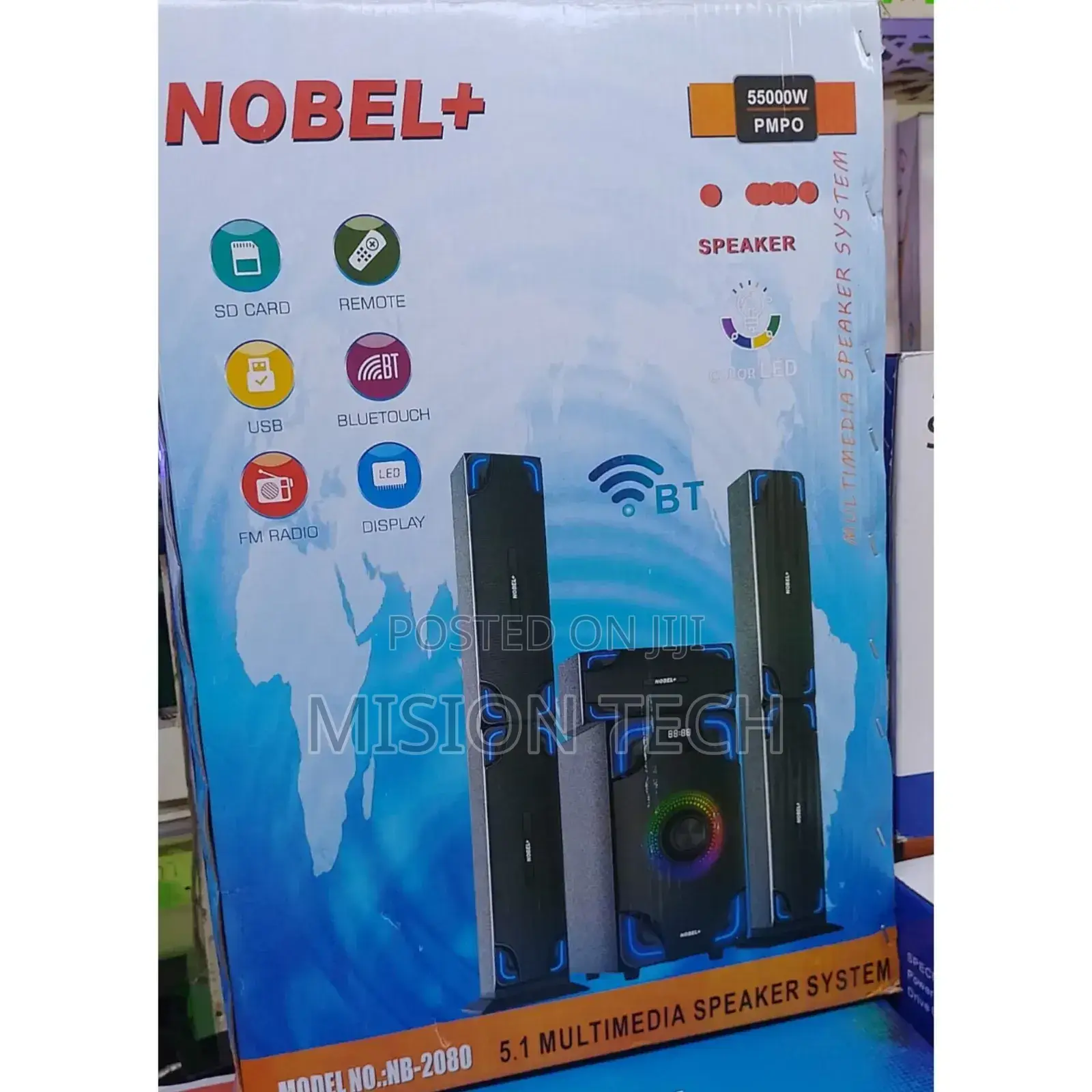 Nobel NBW Subwoofer Bt/Fm Radio