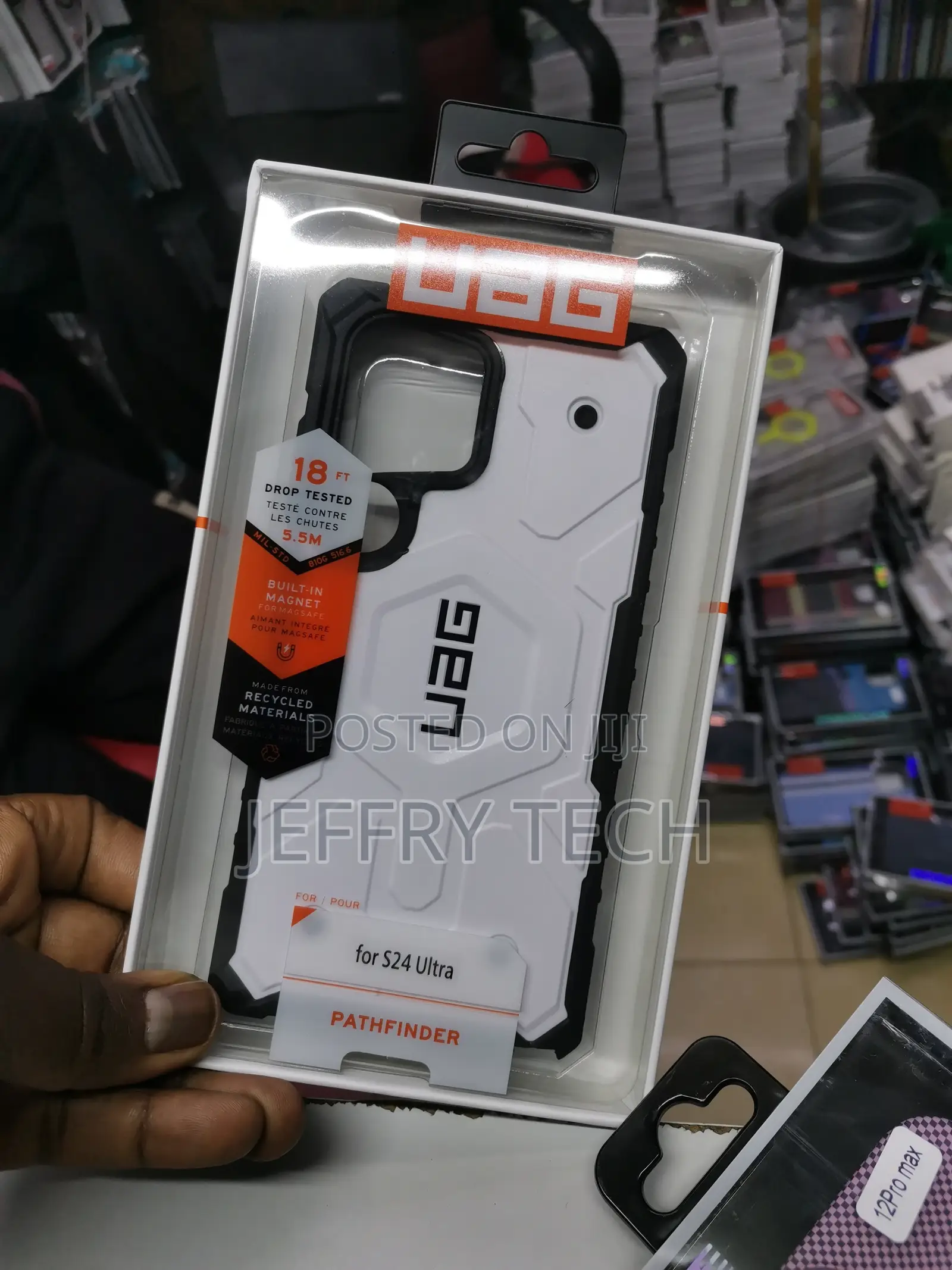 Urban Armor Gear Pathfinder Case for Samsung S24 Ultra White