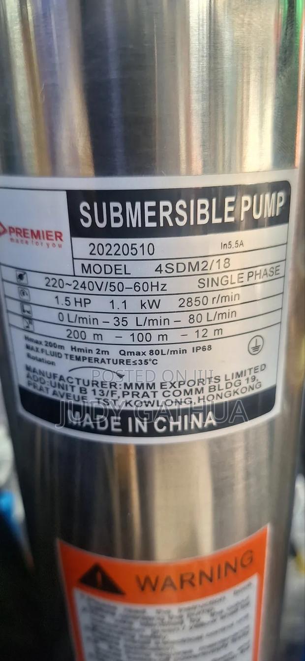 Submersible Pump 1.5hp - thumbnail 3