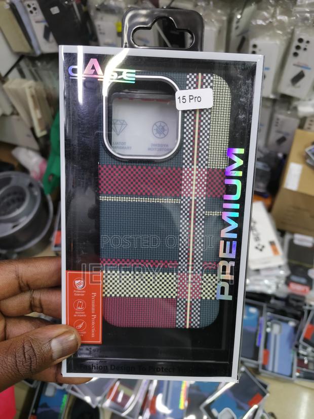 Magnetic Carbon Design Phone Case for iPhone 15 Pro - main view