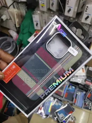 Magnetic Carbon Design Phone Case for iPhone 15 Pro
