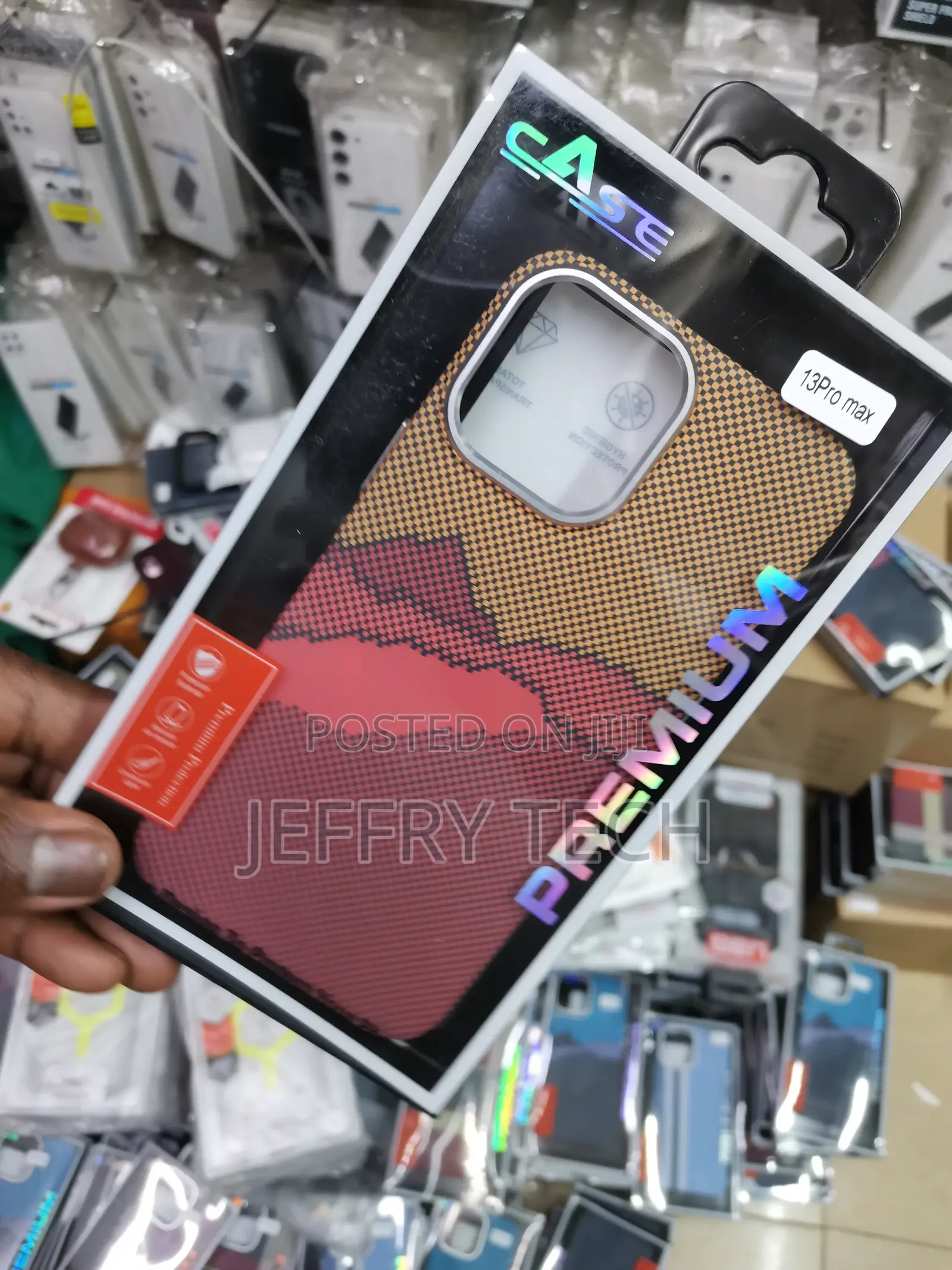 Carbon Fibre Magsafe Reflective Case for iPhone 13 Pro Max
