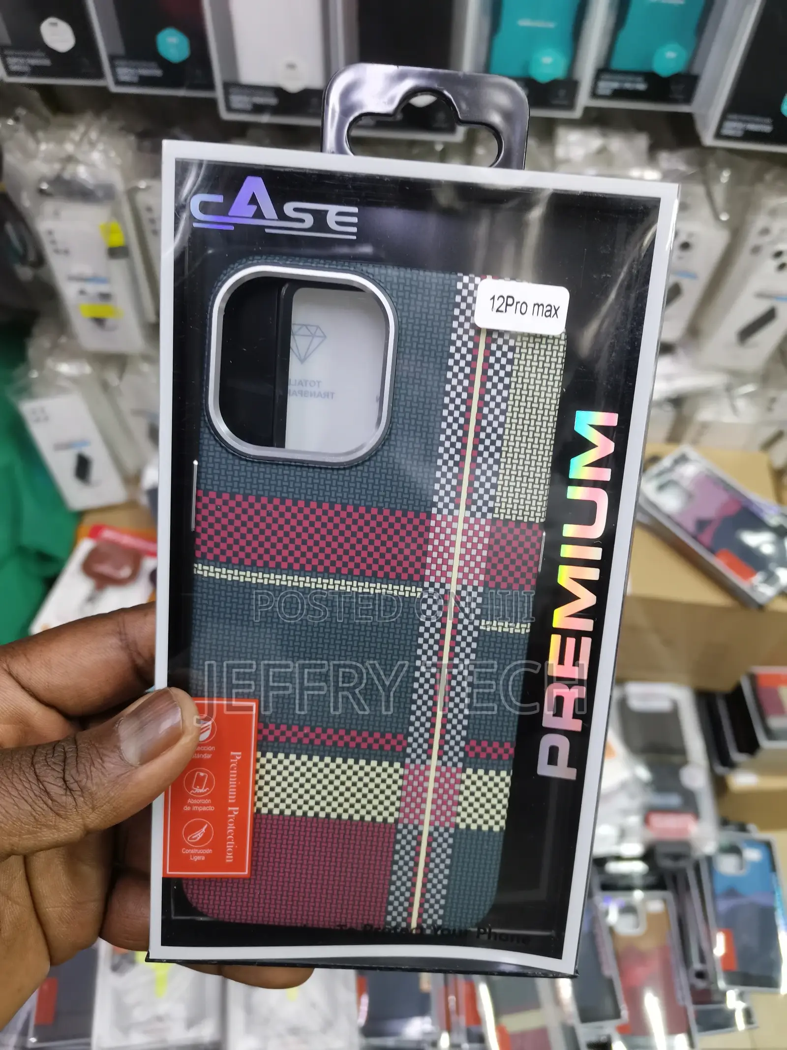 Magnetic Carbon Fibrdesign Phone Case for iPhone 12 Pro Max