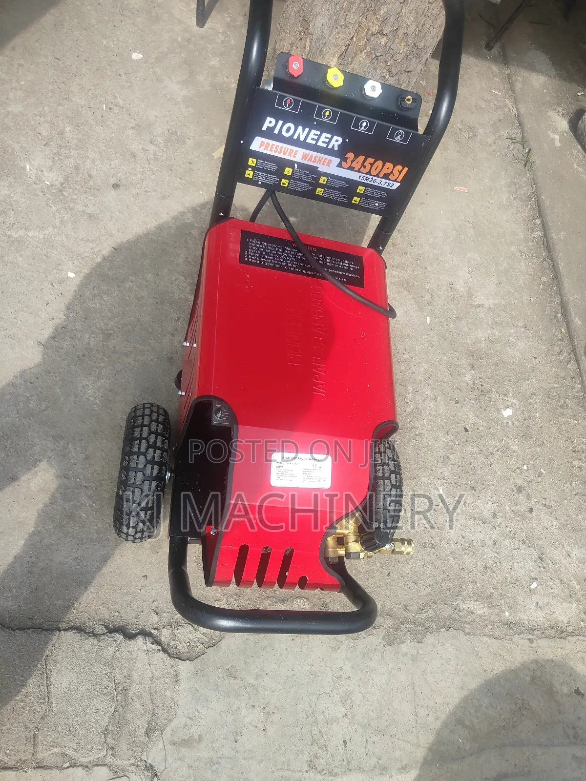 Pioneer 3450PSI High Pressure Washer Single Phase.