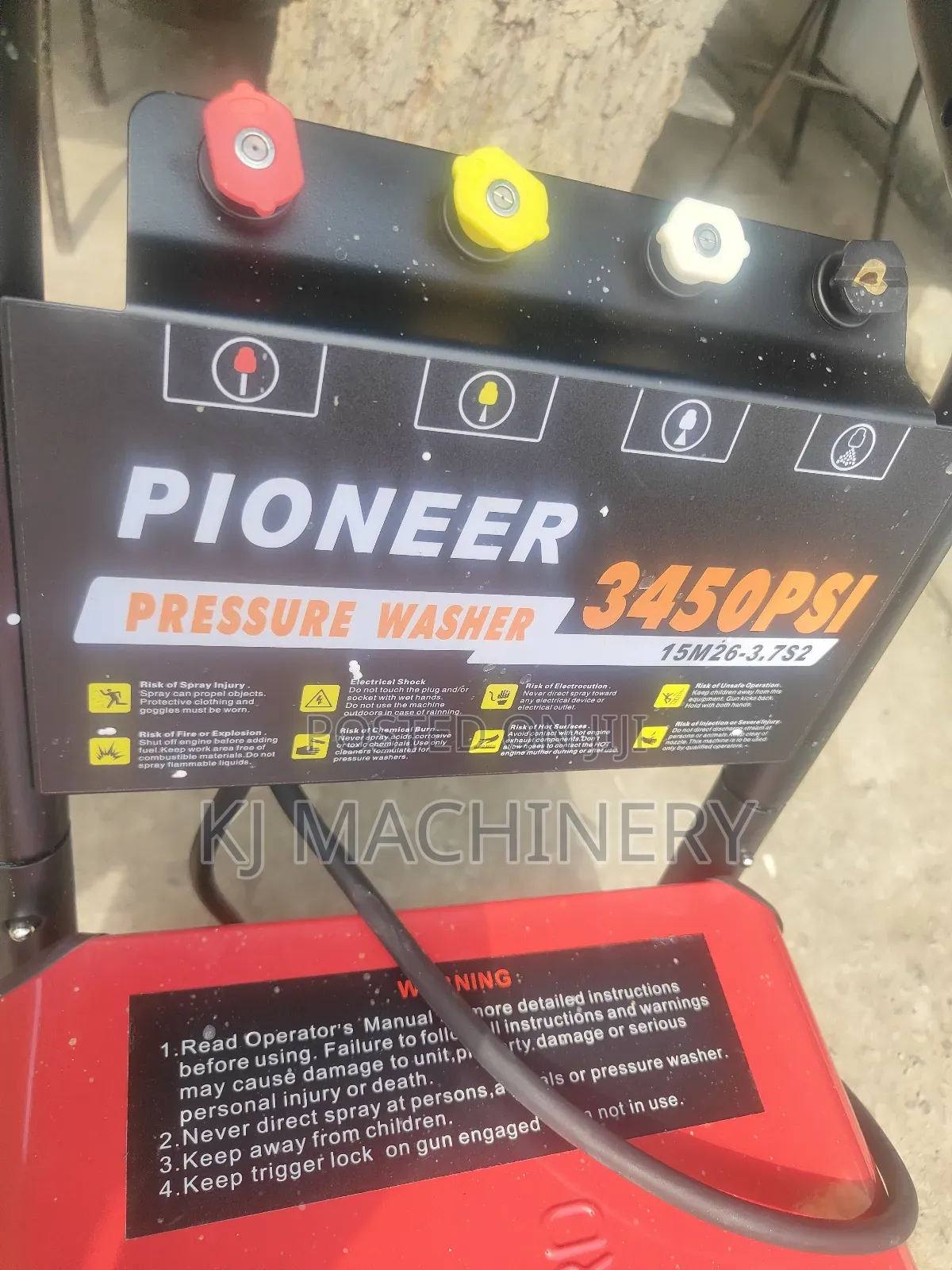 Pioneer 3450PSI High Pressure Washer Single Phase.