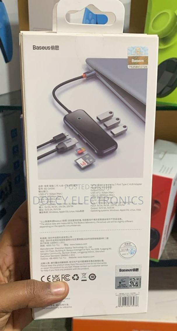 Baseus Acmejoy 7-Port Type-C HUB Adapter - thumbnail 2