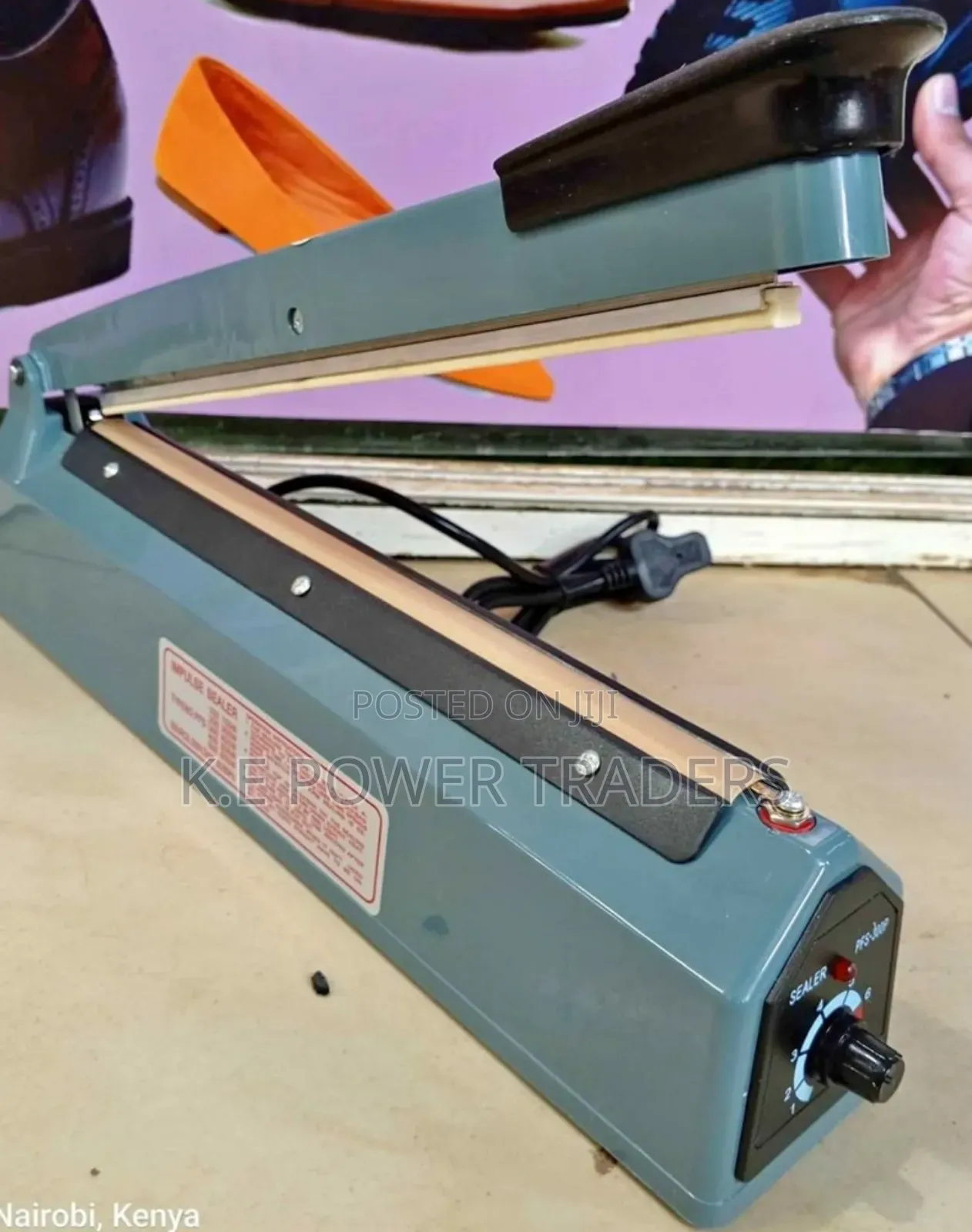 Metallic Body Electric Plastic Paper Sealer