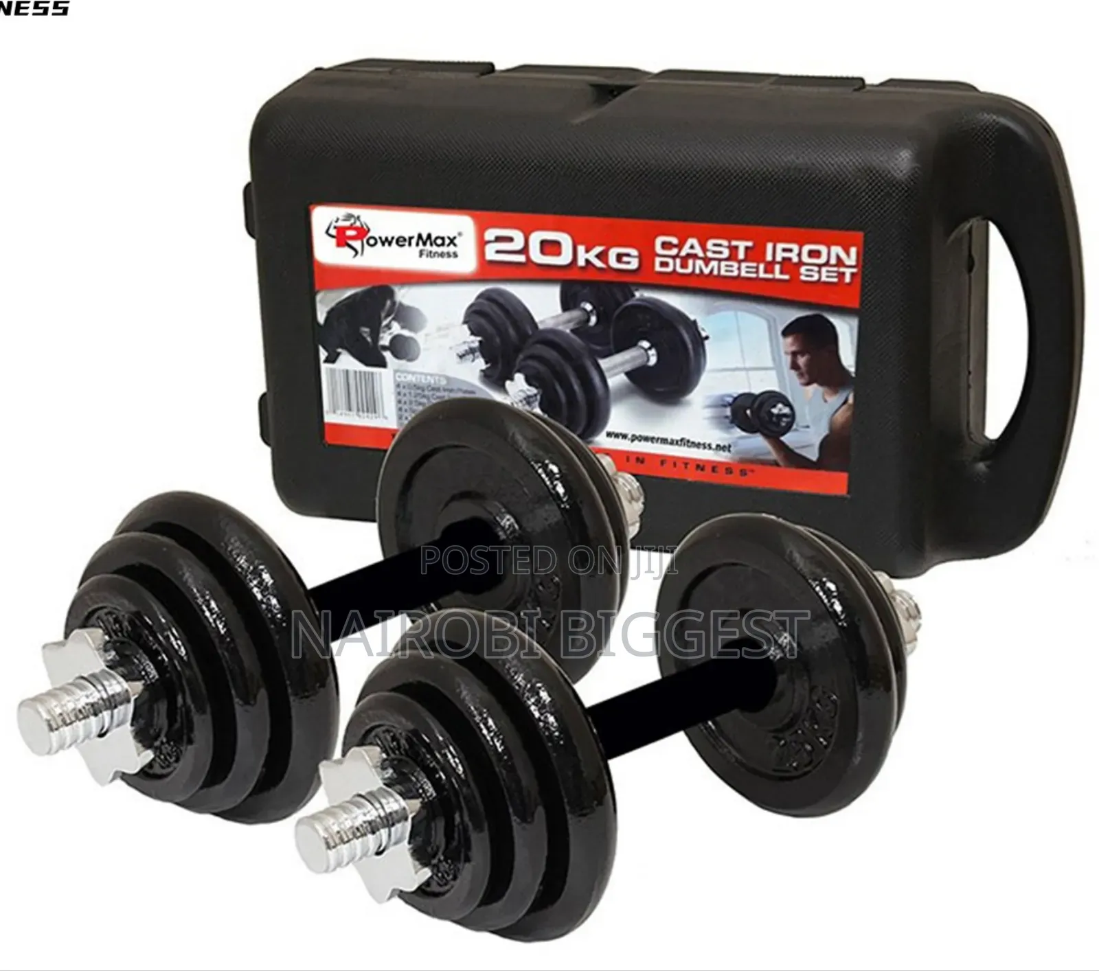 20kgs Adjustable Chrome Dumbells