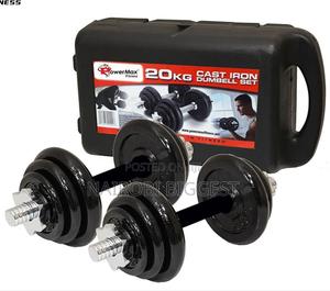 20kgs Adjustable Chrome Dumbells - thumbnail 2