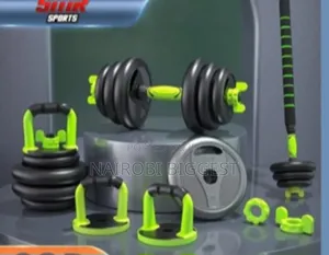6 in 1 30kgs Adjustable Dumbells Set