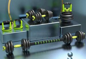 Adjustable 6 in 1 30kgs Total Weight Dumbells - thumbnail 2