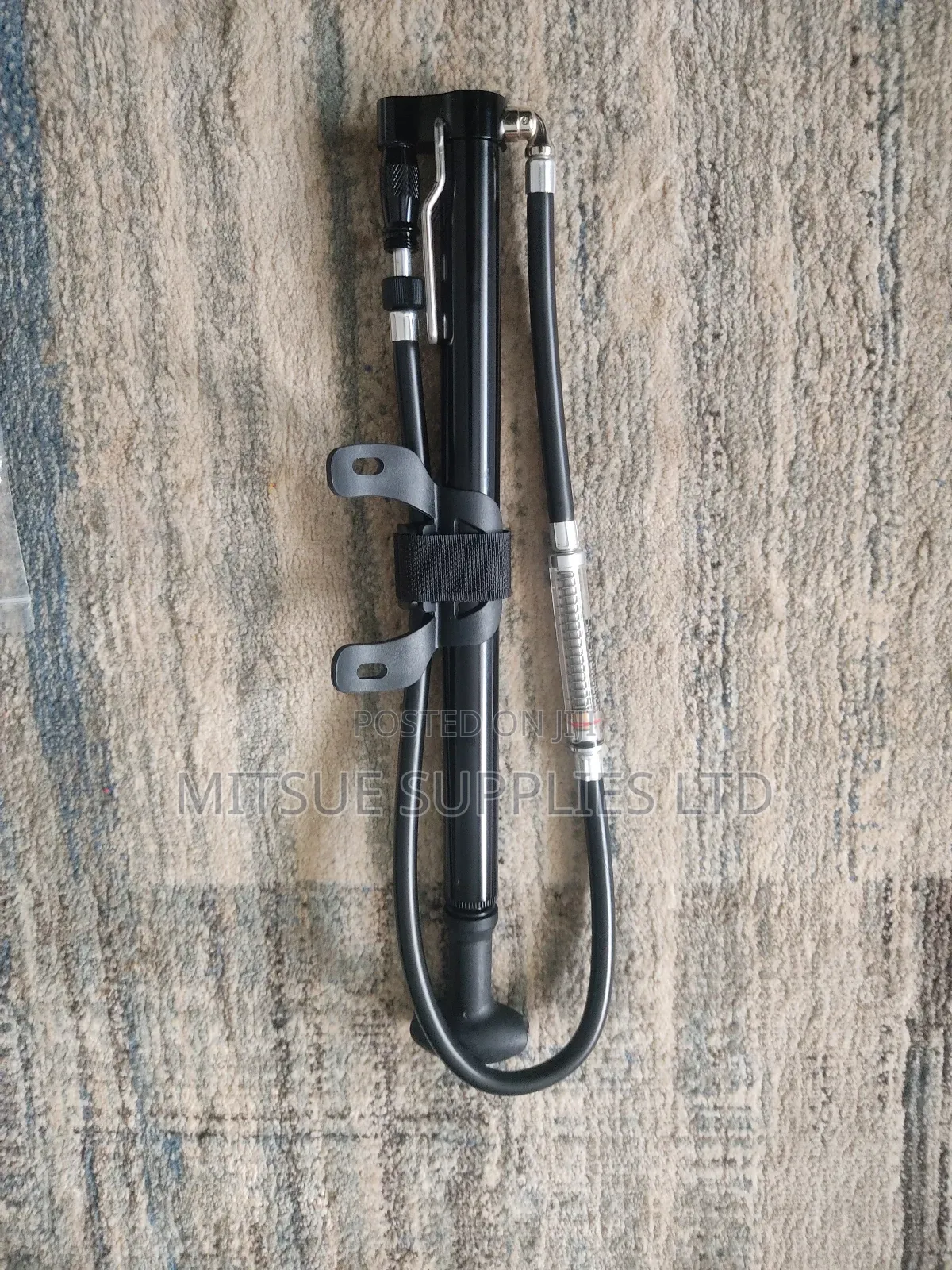 Travel Size Alloy Bicycle General Use Pump- 30cm Long