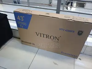 Vitron 43 Inch Smart Tv Android, Frameless, Inbuilt Decorder