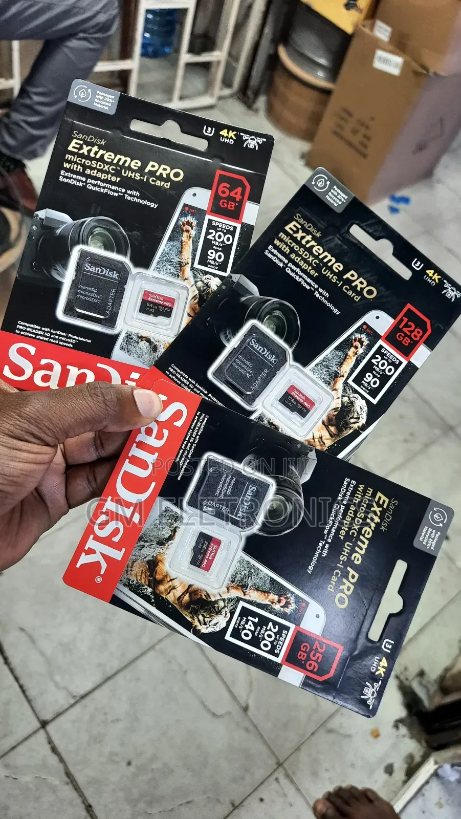 Original Extreme Pro Micro-Sd+Adapter 64gb,128gb,256gb 512