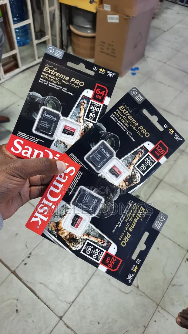Original Extreme Pro Micro-Sd+Adapter 64gb,128gb,256gb 512 - thumbnail 2