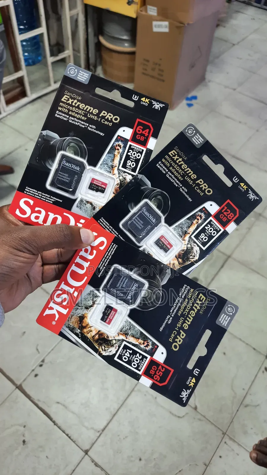 Original Extreme Pro Micro-Sd+Adapter 64gb,128gb,256gb 512