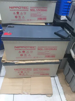 Nippotec 12v200ah/20hrs Solar Deep Cycle Backup Battery