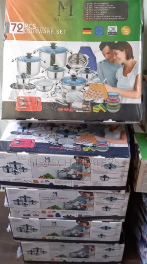 72pcs Marwaa Cookware Set