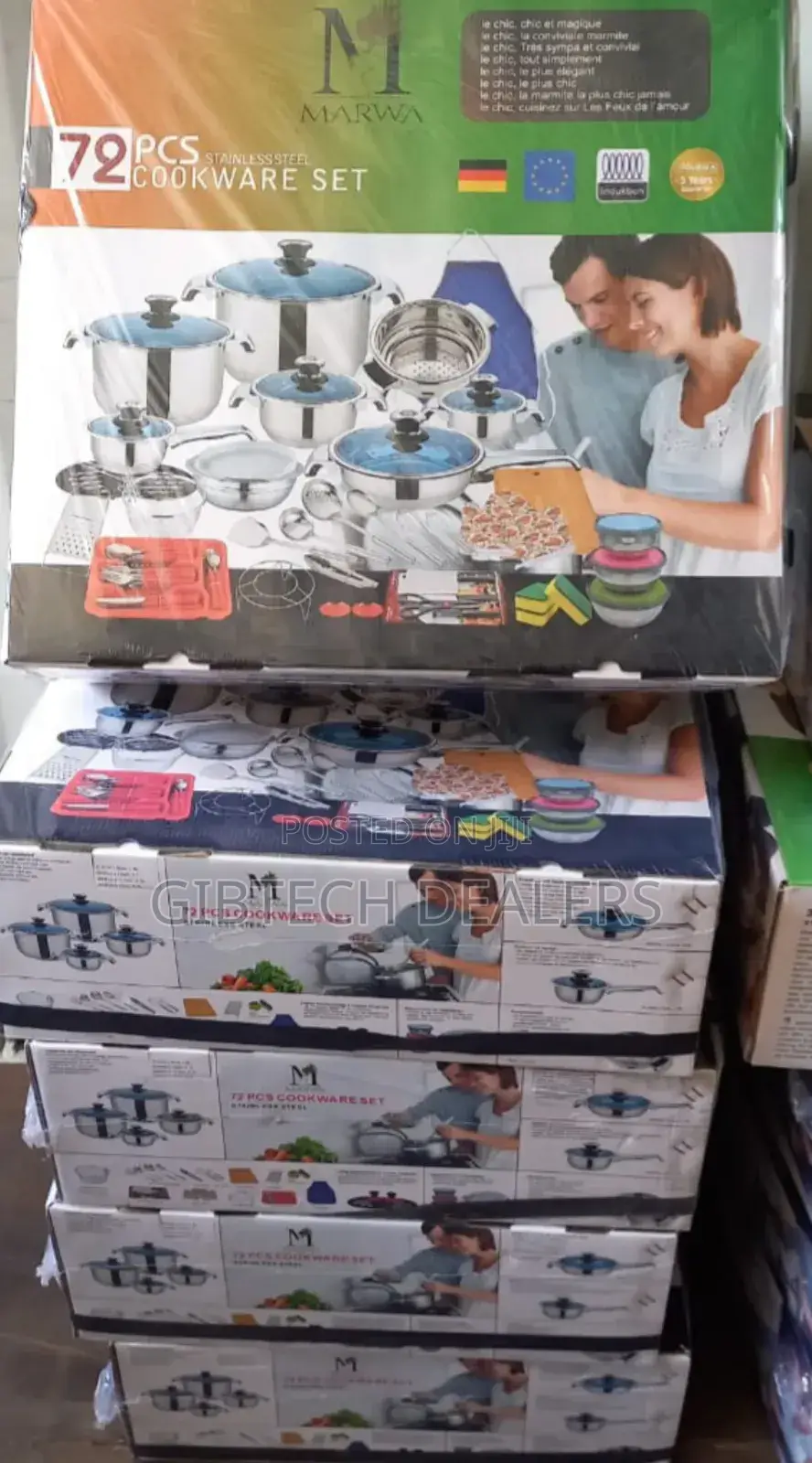 Marwa 72 PCS Marwaa Cookware Set