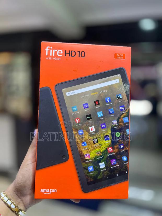 New Amazon Fire HD 10 32 GB Black - main view