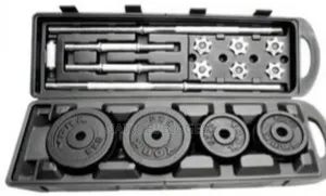 Chrome 50kgs Adjustable Lifetime Dumbells