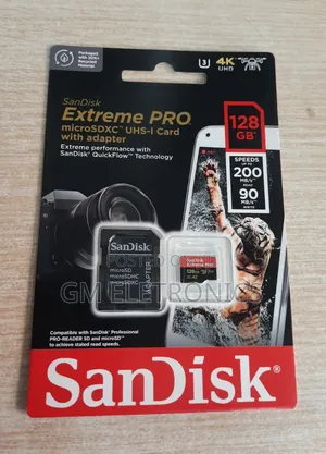 Sandisk 128gb Extreme Pro Microsd Uhs-I Card C10,U3,V30,A2