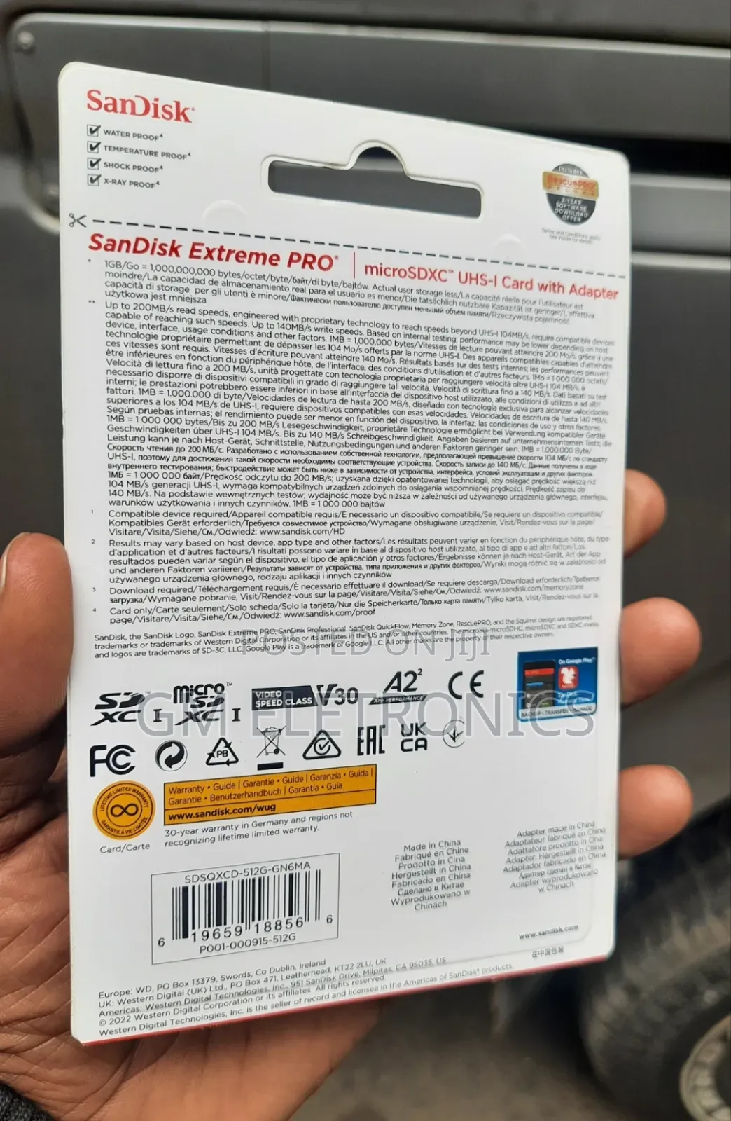Sandisk 128gb Extreme Pro Microsd Uhs-I Card C10,U3,V30,A2