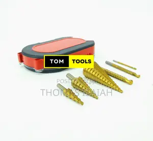 6pcs HSS Step Drill Bit Set 4-12mm, 4-20mm, 4-32mm